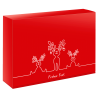 Präsentkarton "Rentier Trio" für 3 Flasche 360 x 250 x 95 mm