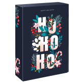 Präsentkarton "Ho Ho für 3 Flasche 360 x...