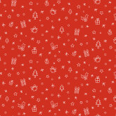 Geschenkpapier Weihnachten Rot 50 cm x 200 m-1