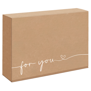 Präsentkarton "For You für 3 Flasche 360 x 250 x 95 mm