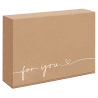 Präsentkarton "For You für 3 Flasche 360 x 250 x 95 mm