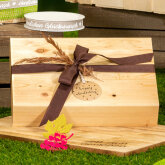 Schatulle mit Schubfunktion "Holzoptik" 250 x...