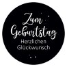 Etikett "Zum Geburtstag" 65 mm