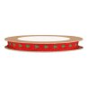 Geschenkband Bäumchen Rot 10 mm x 15 m