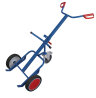 Fasskarre 250 kg mit 1 St�tz-Lenkrolle Vollgummibereifung-1