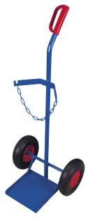 Stahlflaschenkarre f�r 1 Stahlflasche 40-50l Inhalt (L)-1
