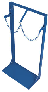 Stahlflaschenst�nder f�r 2 Stahlflaschen � 40-50l Inhalt-1