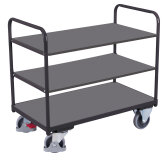 Etagenwagen mit 3 B�den 250 kg Traglast Typ M + EasySTOP-1