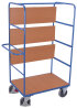 Etagenwagen hoch mit 3 klappbaren B�den Typ L + EasySTOP-3