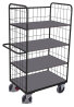 Etagenwagen hoch mit 3 klappbaren B�den Typ L + EasySTOP-1