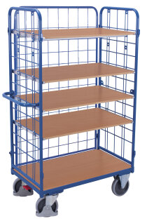 Paket-Dreiwandwagen hoch mit 5 B�den 500 kg Traglast Typ XL + EasySTOP-1