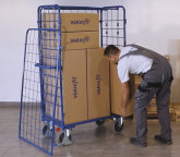 VARIOfit Paket-Vierwandwagen hoch Typ L + EasySTOP