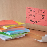 Umzugsetiketten (blau)