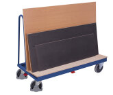 VARIOfit Plattenwagen mit Holzladefläche Seitenbügelhöhe 915 mm - Anthrazitgrau