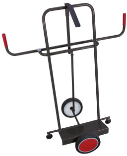 Plattenkarre mit variabler Plattensicherung Vollgummibereifung-1