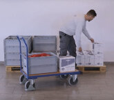 VARIOfit Schiebebügelwagen 500 kg Traglast Typ M +...