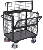 Drahtgitter Kastenwagen mit Deckel Typ M + EasySTOP-1
