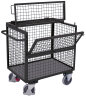 Drahtgitter Kastenwagen mit Deckel Typ M + EasySTOP-1