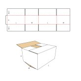 Faltkarton 350 x 150 x 150 mm Qual. 2.3 EB