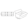 Faltkarton 850 x 590 x 160/100 mm Qual. 2.50 BC