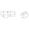 Automatikbodenkarton, 335 x 335 x 400 mm, Qual. 1.20 B, 1-fbg. Barcode