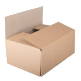 Automatikbodenkarton, 398 x 350 x 98 mm, Qual. 1.20 B, 1-fbg. Barcode