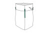 Big Bag 900 x 900 x 1650 mm (mit Schürze)