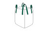 Big Bag 900 x 900 x 900 mm "Gestein" (CC-Hebeschlaufen)