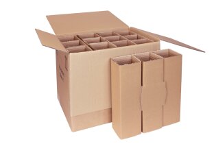 Flaschenversandkarton 12er mit PTZ-Zulassung DHL und UPS