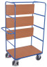Etagenwagen hoch mit 3 klappbaren B�den Typ L + EasySTOP-3