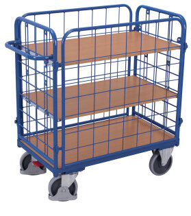 Paket-Vierwandwagen mit 3 B�den Typ M + EasySTOP-1