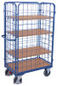Paket-Vierwandwagen hoch mit 3 B�den Typ S + EasySTOP-1