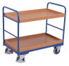 Etagenwagen mit 2 Tabletts 250 kg Traglast Typ XL + EasySTOP-1