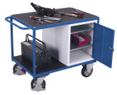 VARIOfit Schwerlast Werkstattwagen 1000 kg Traglast + EasySTOP Typ L - Enzianblau