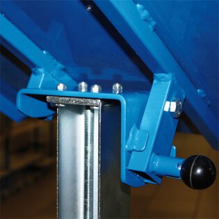 Materialständer mit Handkurbel neigbar höhenverstellbar 680-1055 mm