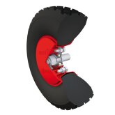 Stahlrohr-Sackkarre 250 kg pannensicher mit Kunstoffgleitkufen-2