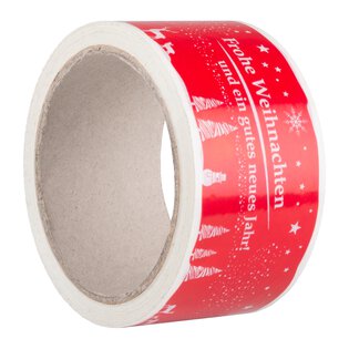 Weihnachtsklebeband PVC (rot)