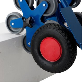 Treppenkarre Stahlrohr 200 kg mit 2 fünfarmigen Radsternen (L)