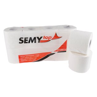 8 Rollen Semy Top Toilettenpapier 3-lagig-1