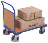VARIOfit Stirnwandwagen 500 kg Traglast Typ L + EasySTOP - Enzianblau