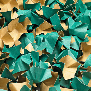 DECOFILL Polsterchips 400 Liter zweifarbig (braun/grün)