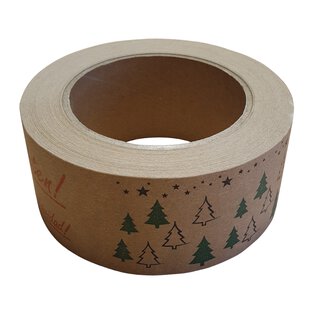 Weihnachtsklebeband Papier (braun)