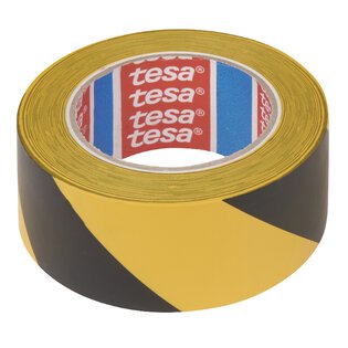 Tesa Bodenmarkierung 4169 PVC (schwarz-gelb)