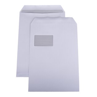 Briefumschlag (weiß) DIN C4 mit Fenster