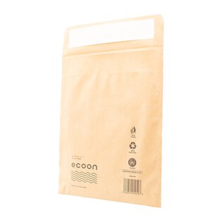 Papierpolsterversandtasche ecoon® (braun) 3 / C  145 x 215 mm DIN B6+