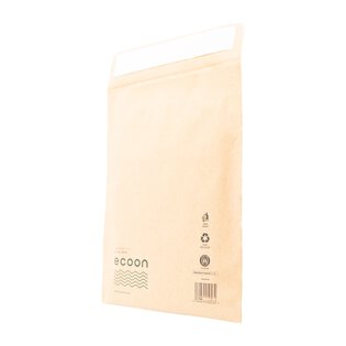 Papierpolsterversandtasche ecoon® (braun) 4 / D  175 x 265 mm DIN C5+