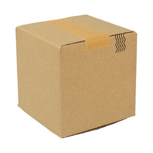 Graspapierkarton 150 x 150 x 150/100 mm (1-wellig)-1