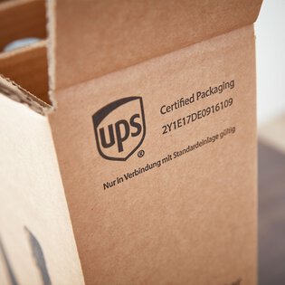 Flaschenversandkarton 3er mit PTZ-Zulassung DHL und UPS