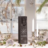 Flaschentasche f�r 1 Flasche 100 x 85 x 360 mm (Linea Weihnachtsstern)-3