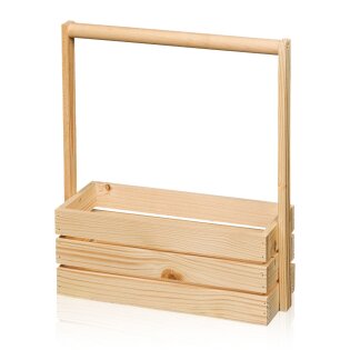 Holz-Flaschenträger Natur